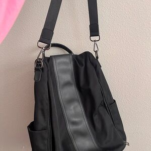 Stylish Black Backpack for Women